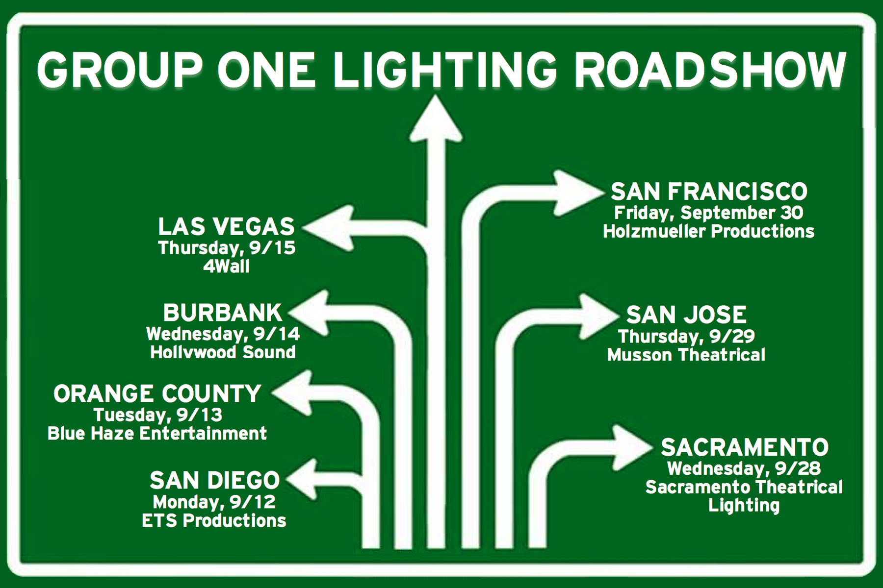 Group One’s Lighting Roadshow Goes West